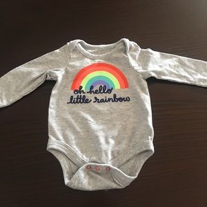 Rainbow baby onesie